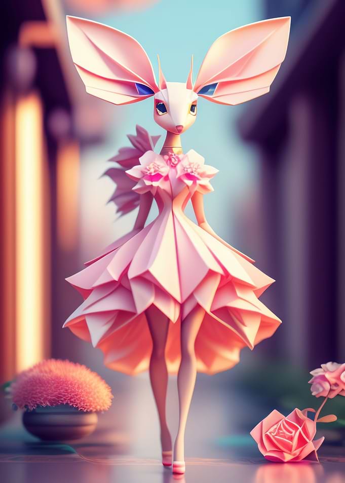 Origami character
