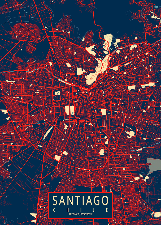 Santiago City Map Hope