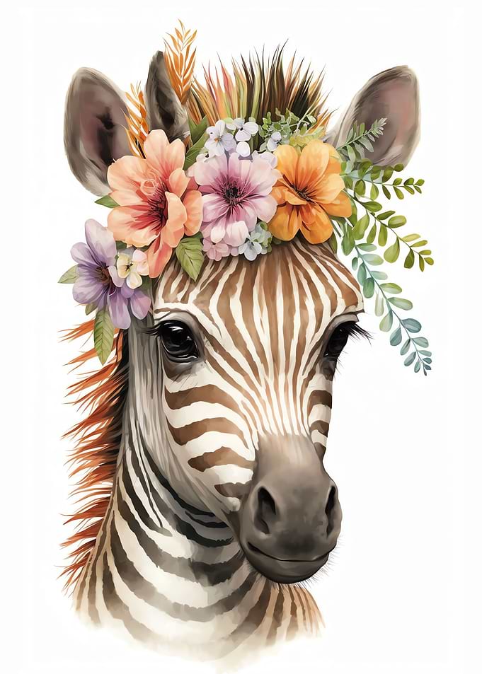 Cute Baby Zebra