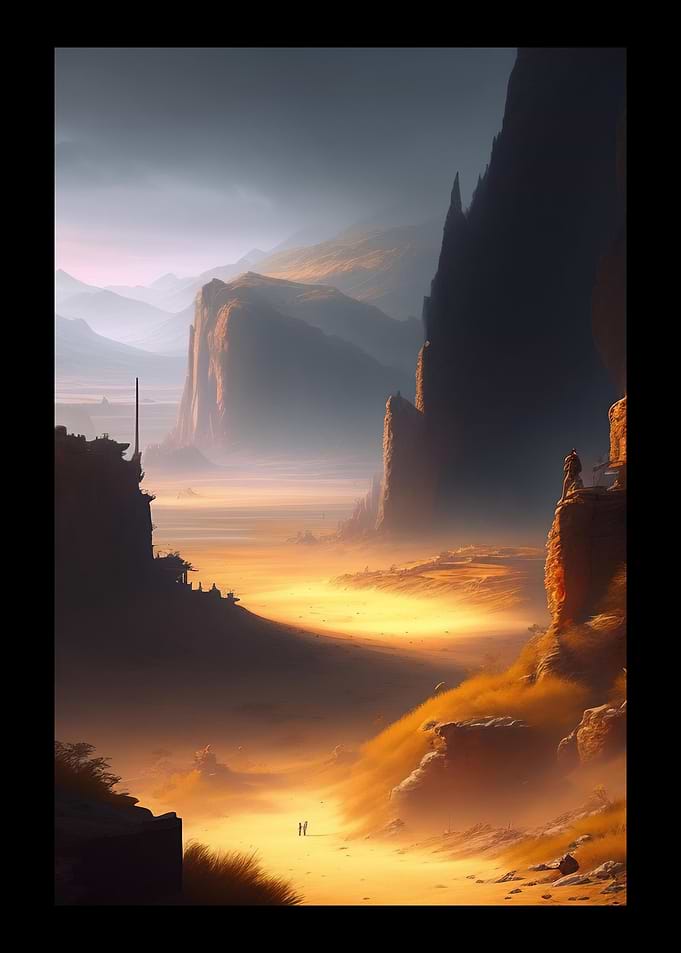 Desert And Mountains
