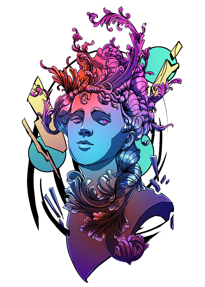 Greek Statue Vaporwave