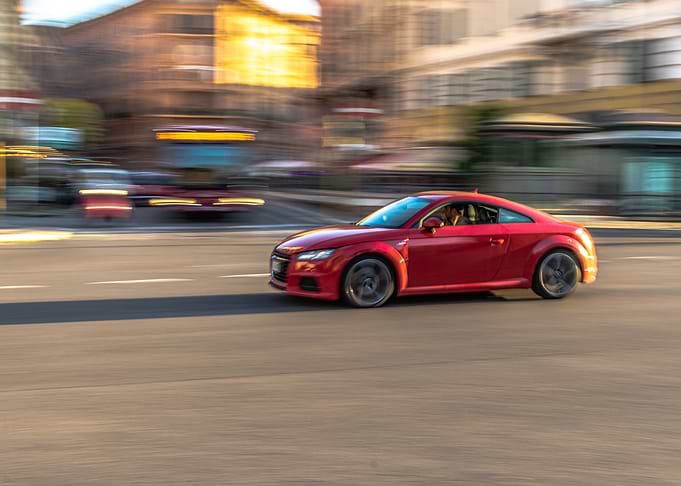 Red Audi TT Sports car
