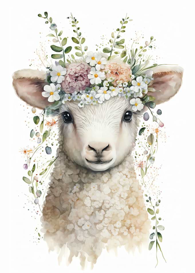Cute Baby Lamb