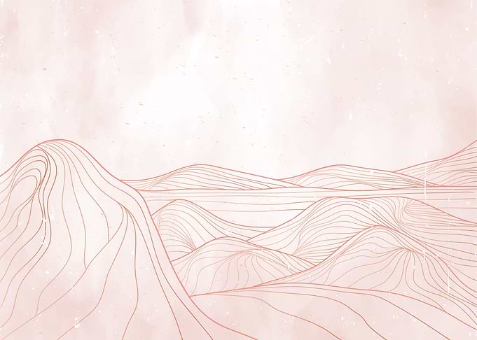 Mountain line art