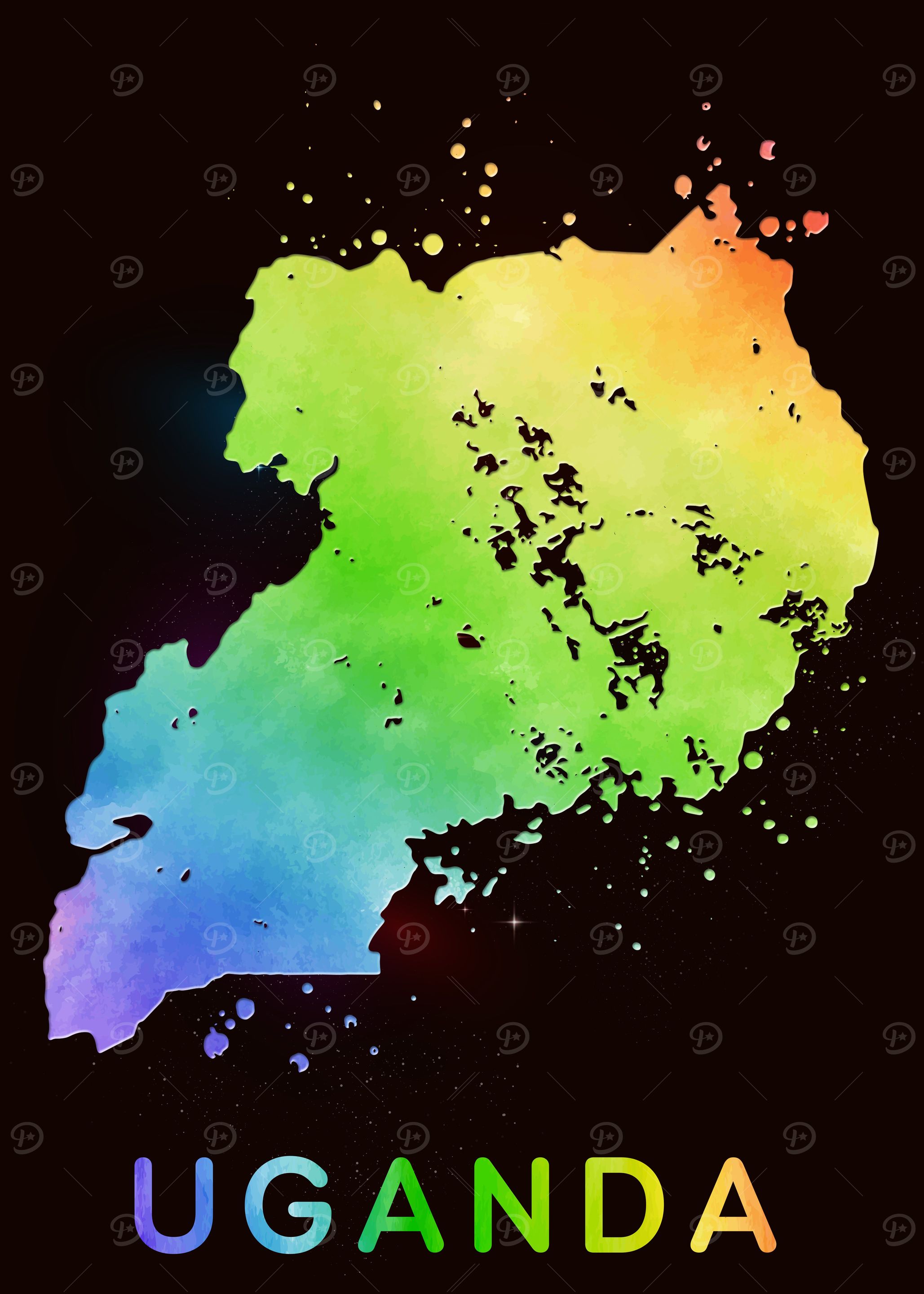 Uganda Map