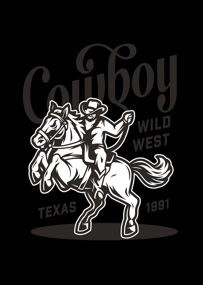 COWBOY WILD WEST TEXAS