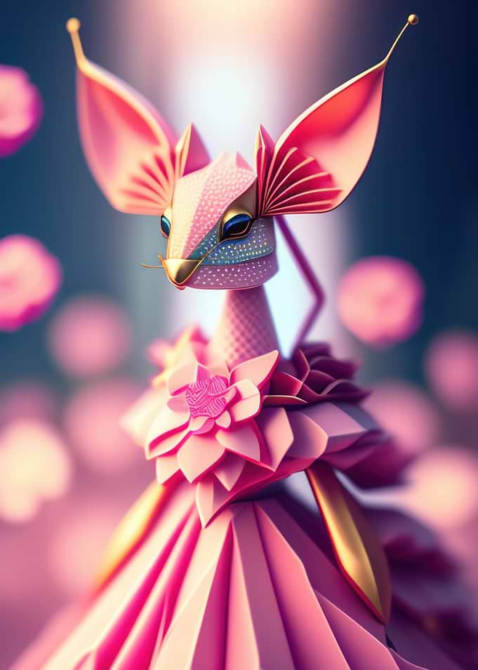Origami character
