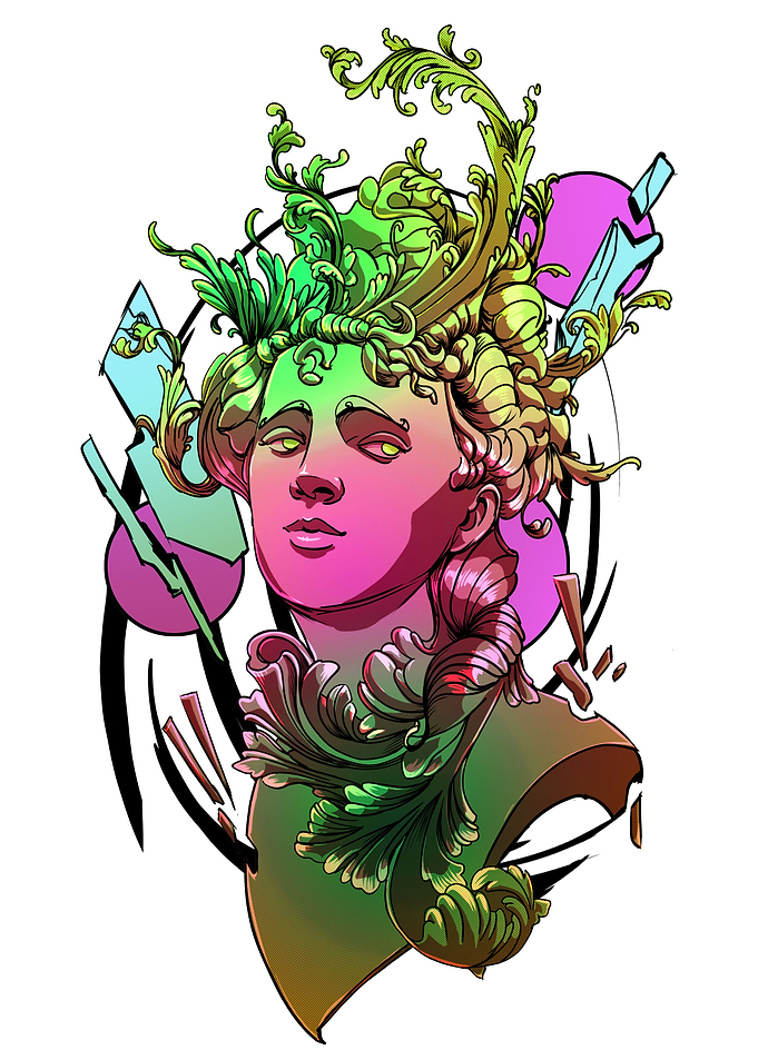 Greek Statue Vaporwave
