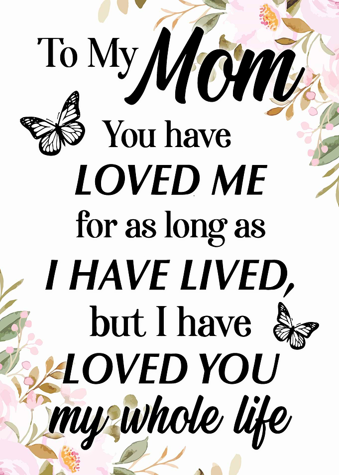 To My Mom
