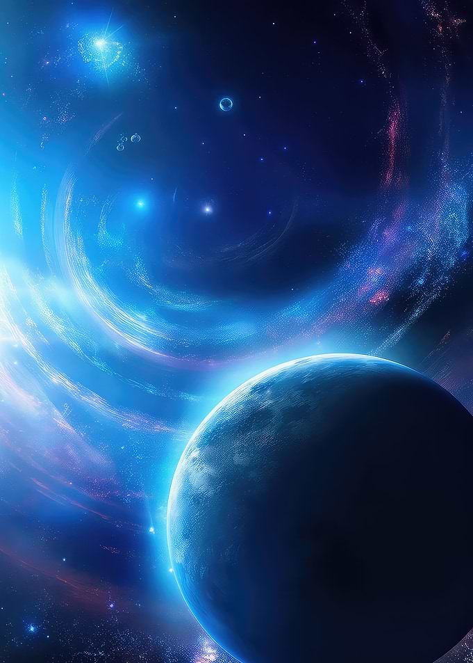Deep blue sky