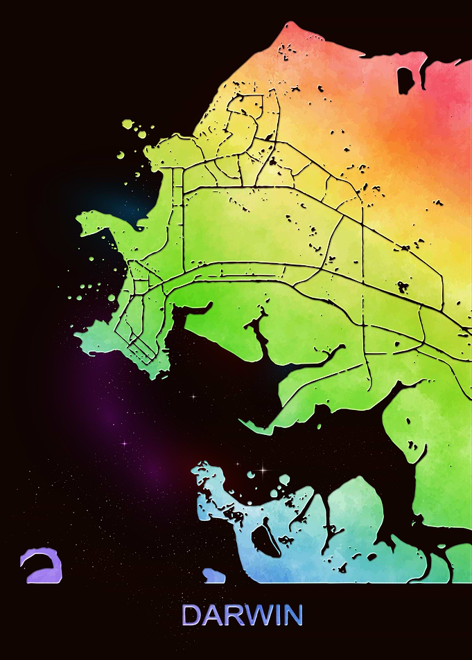 Darwin City Map