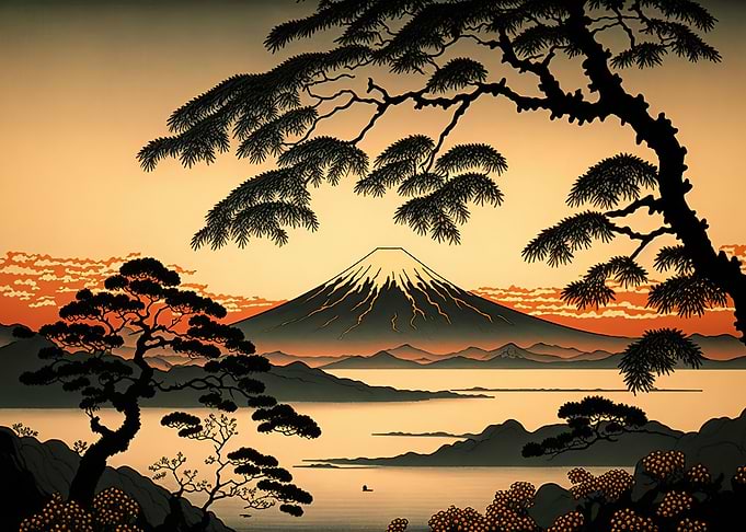 mountain fuji japan
