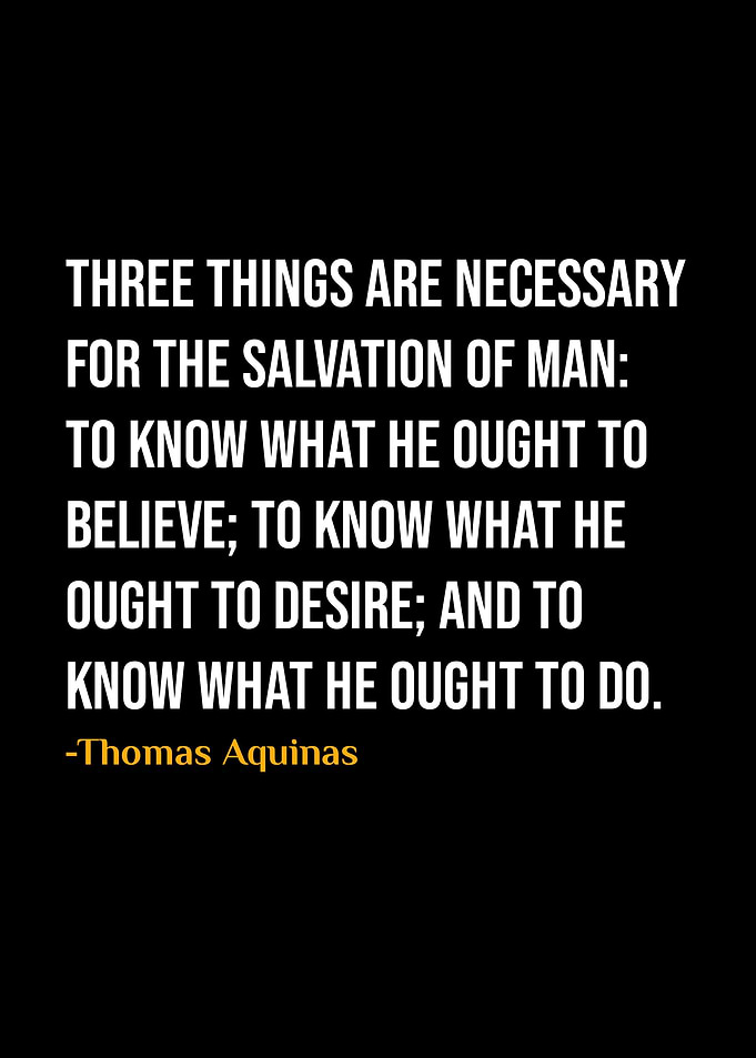 Thomas Aquinas Quote