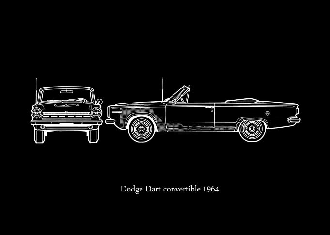 Dodge Dart convertible 196