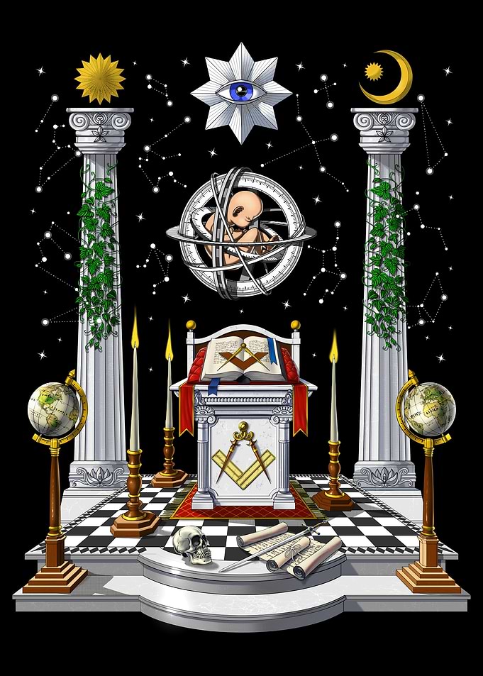 Masonic Lodge Altar