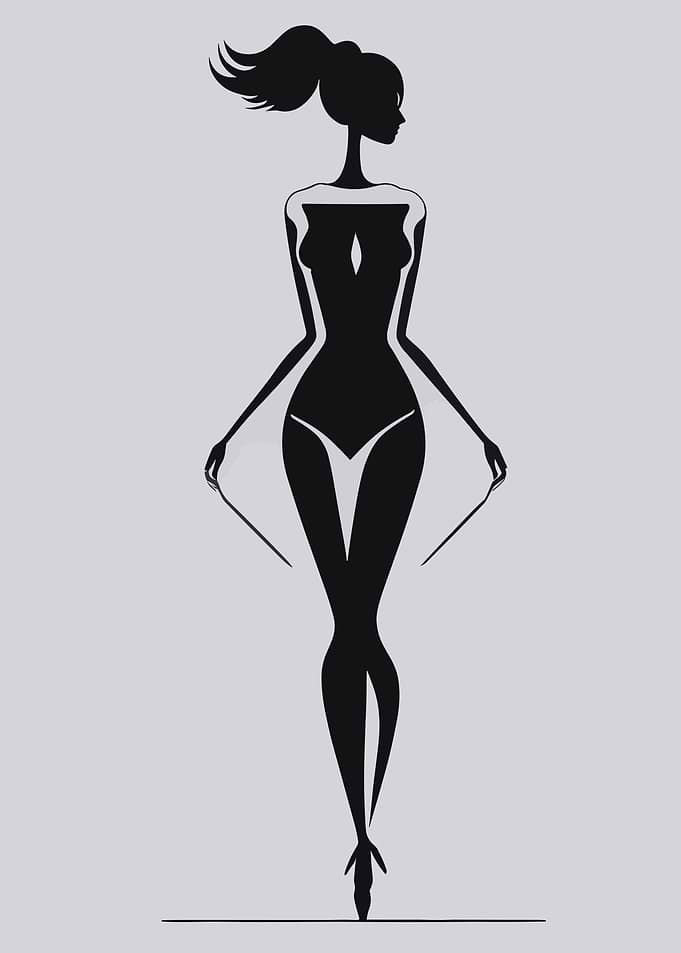 Female Silhouette Artwork