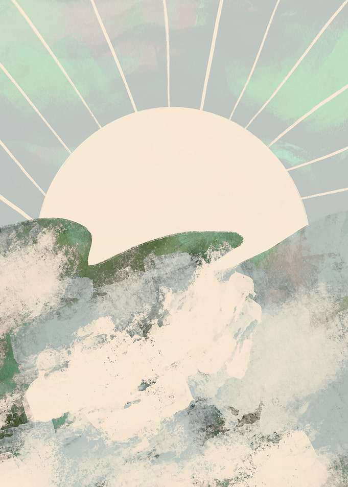 Sun on the Sky Painting