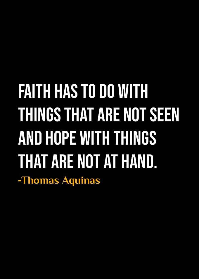 Thomas Aquinas Quote