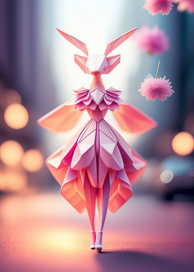 Origami character
