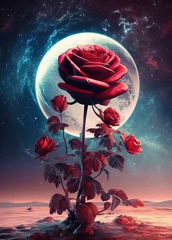 Space rose