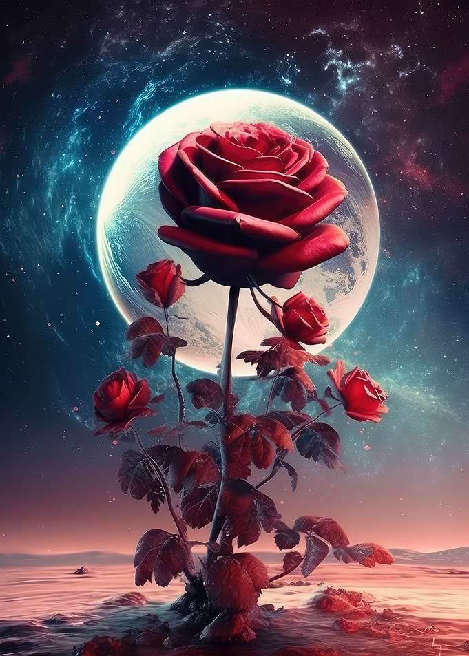 Space rose