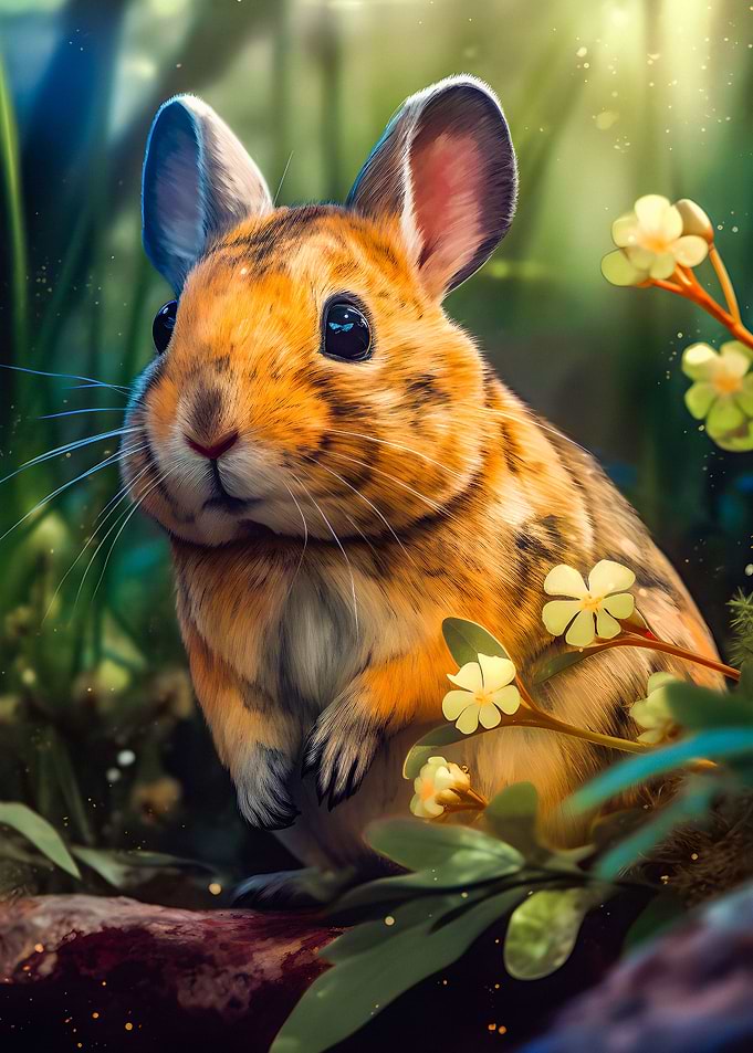 Cute curious mouse Pia