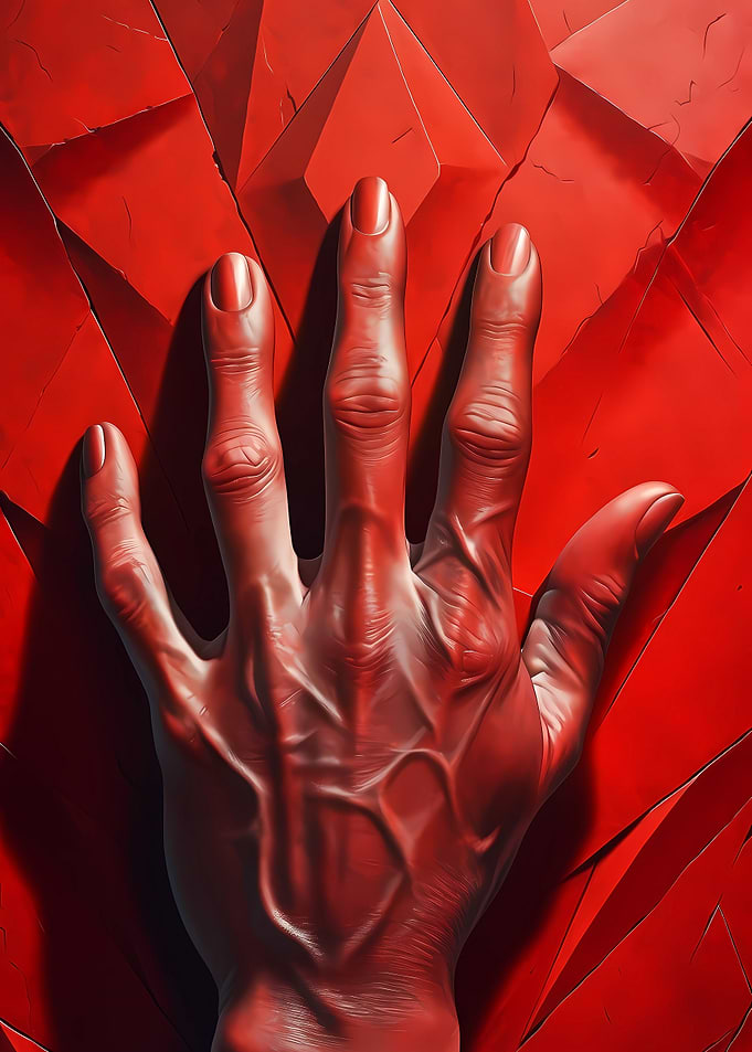 Hand of the red witch