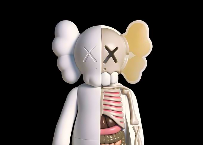white kaws
