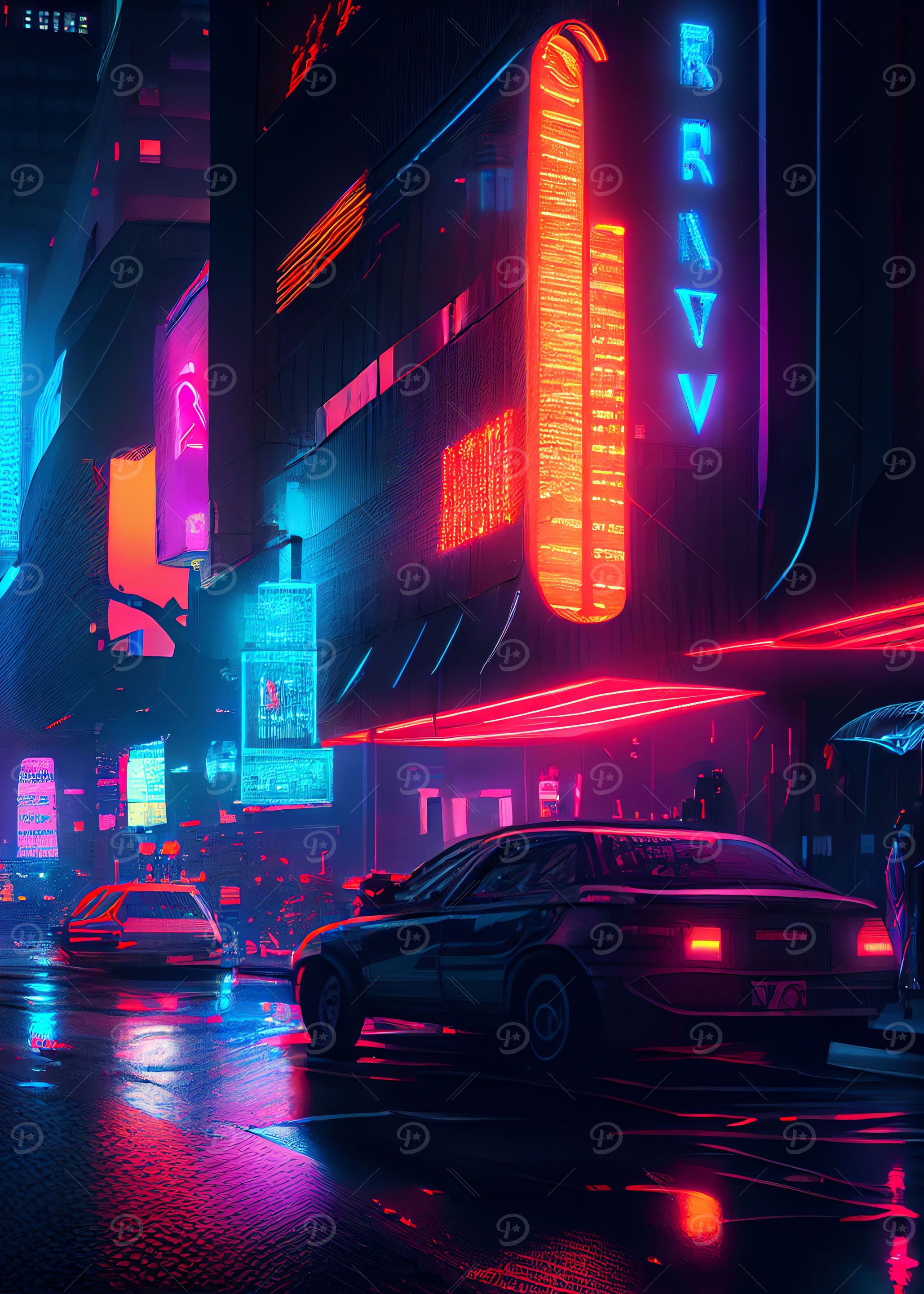 Neon Retro