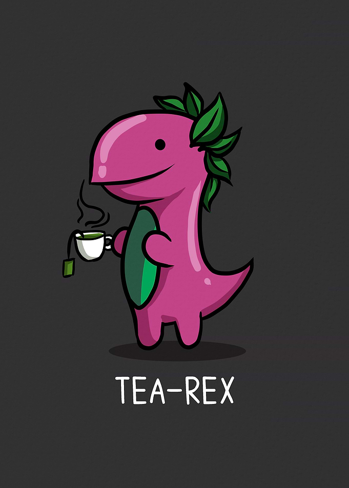 Tea Rex Funny Pun