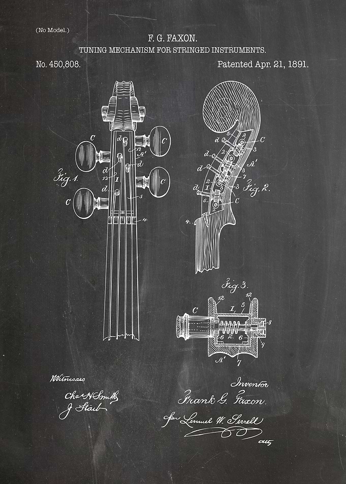 Tuning for guitar patent