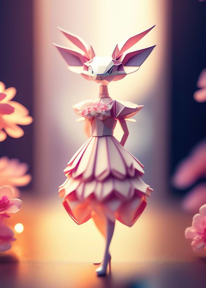 Origami character