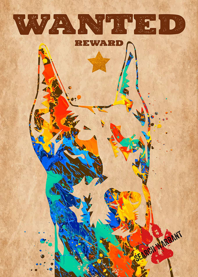 Doberman Portrait
