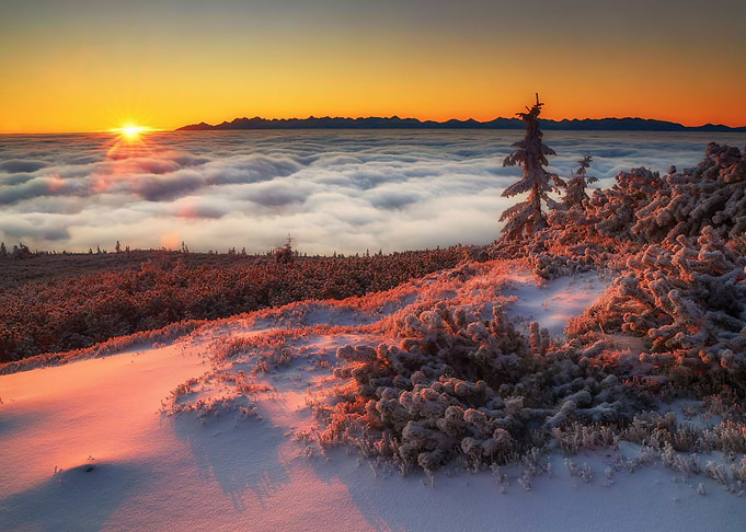 Sunrise in Poland