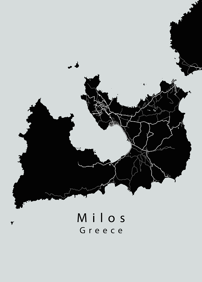 Milos Island Map