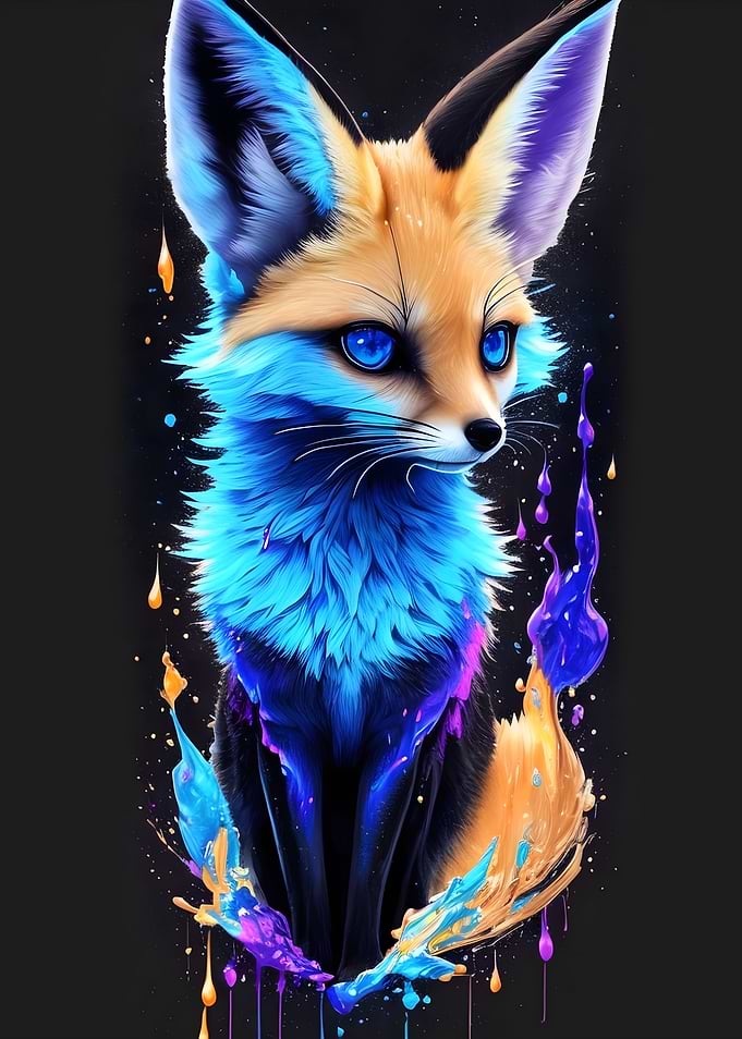 Tiny Red Fennec Fox