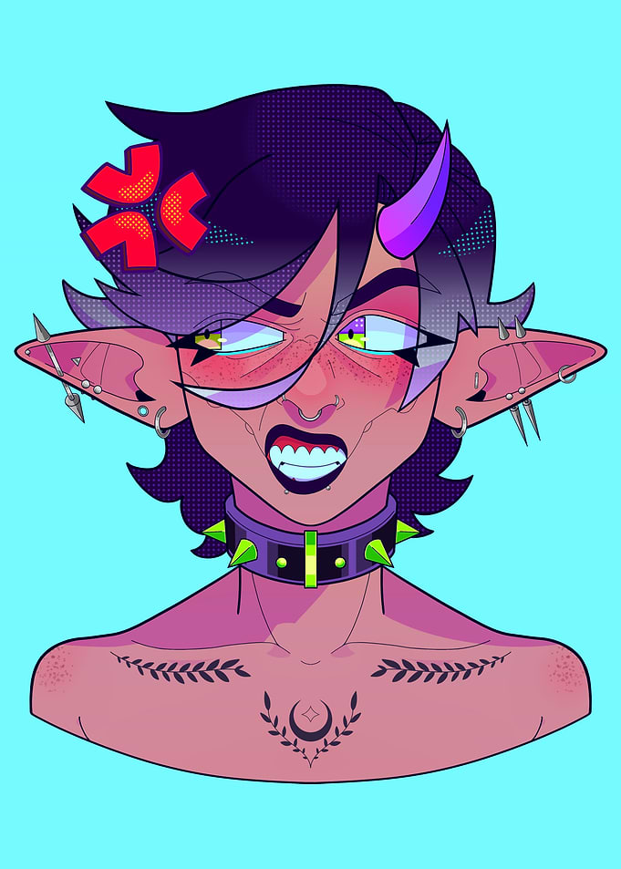 Cute Angry Demon