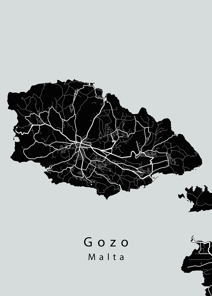 Gozo Island Map