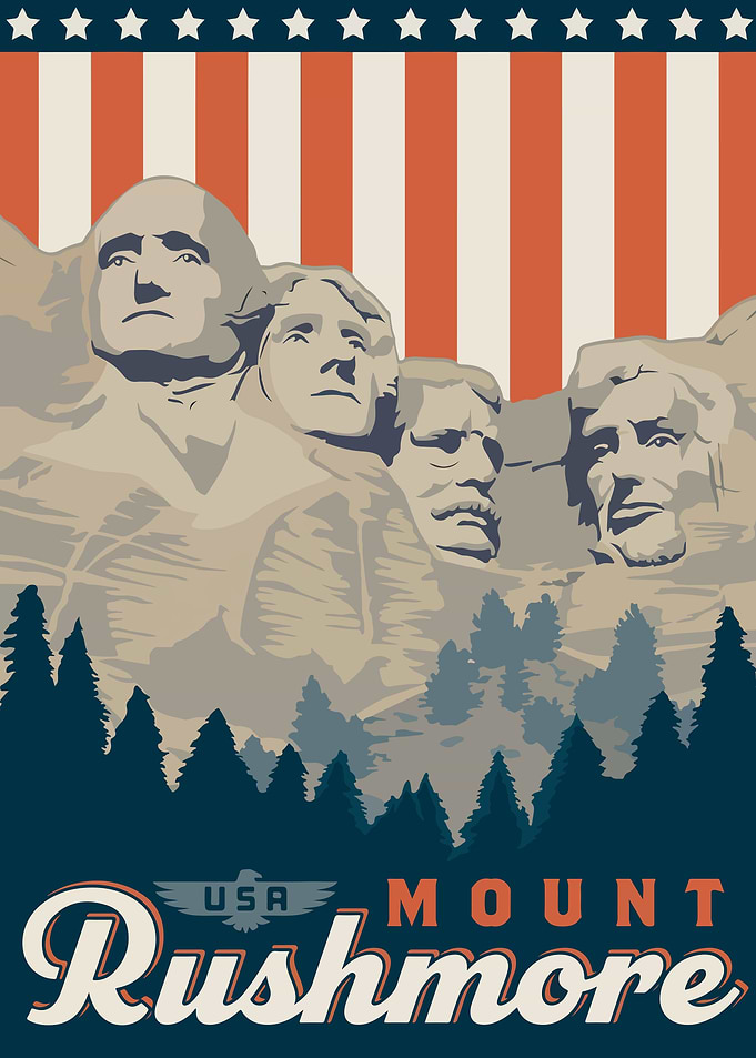 Travel to mount rushmore