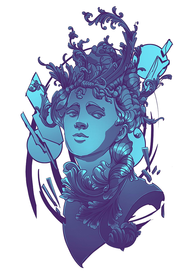 Greek Statue Vaporwave