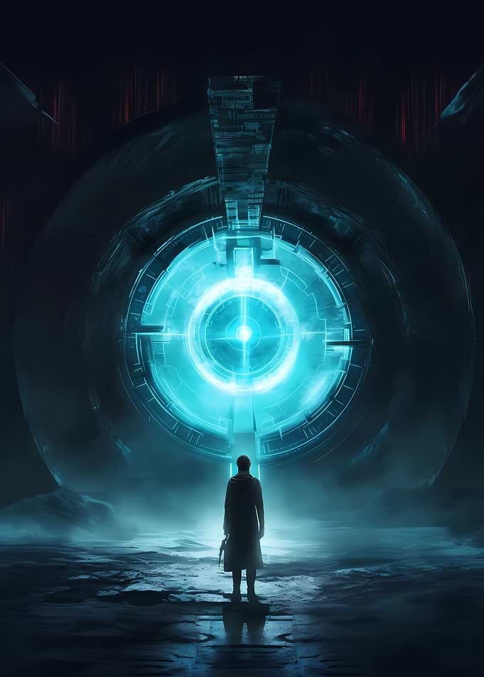Neon portal