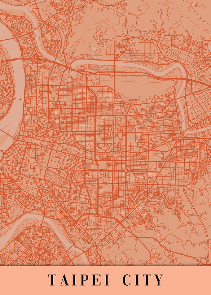 Taipei City Orange Map