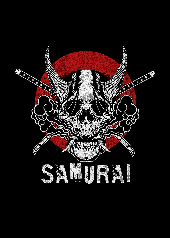 Skeletal Samurai Warrior
