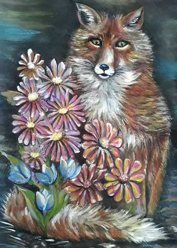 The fox in the garden