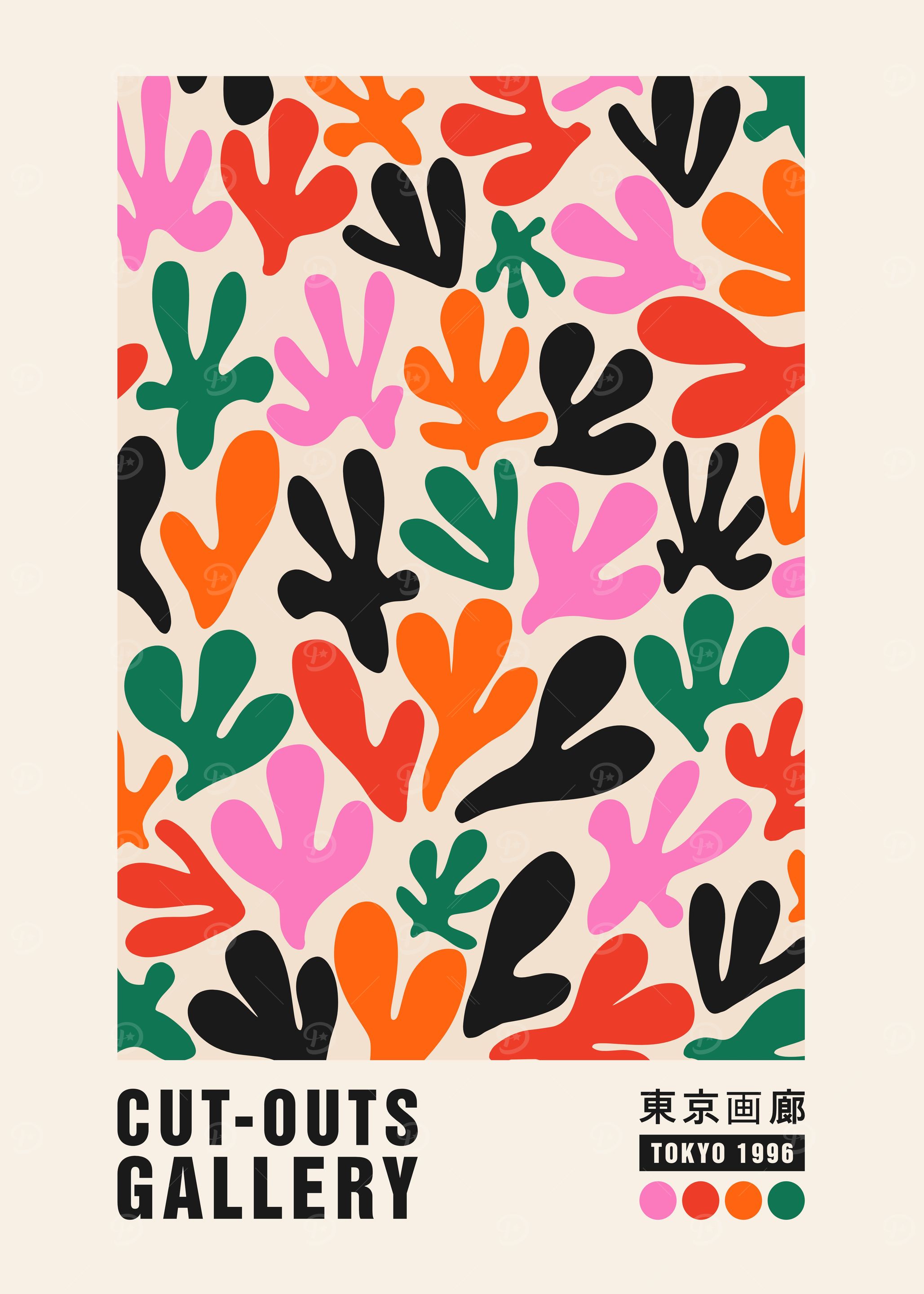 Fauvism Leaves Art Print