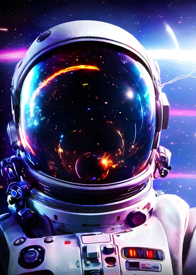 Colorful Spaceman