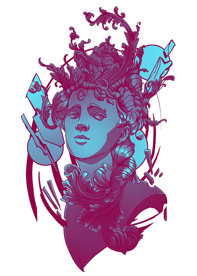 Greek Statue Vaporwave
