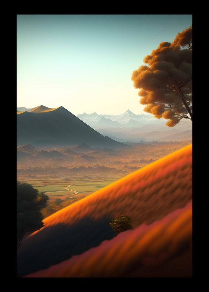 Dry Land And Mountains