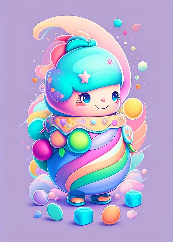 Candy humanoid
