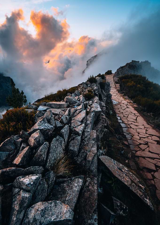 Above the clouds